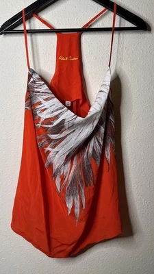 Top Camisola Robert Graham Rosa Cuello Capucha Mezcla Seda Talla S Foto 1 de 4