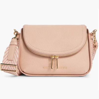 Marc Jacobs Groove 2.0 Webbing Mini Messenger Bag Rose Pink Leather - Image 1 of 4