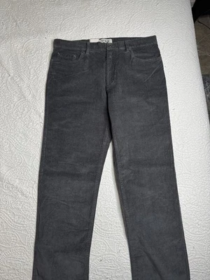 Men’s ROWM Corduroy  Pants Size 34 X 34 New With Tags Grey - Image 1 of 4