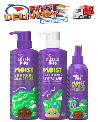 Kit de champú, acondicionador y desenredante húmedo Aussie Kids Foto 1 de 4