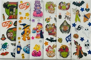 155+ Random HALLOWEEN STICKERS Care Bears Monsters INC Little Mermaid Jasmine + - Picture 1 of 10