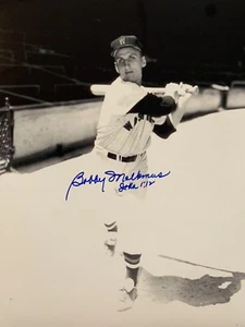Bobby Malkmus 1958 1959 Washington Senators handsigniertes signed 8x10 Foto COA - Bild 1 von 1