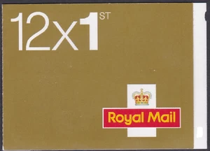 MF3A 12 x 1st class stamps barcode booklet Self Adhesive MINT/MNH - No Cylinder - Picture 1 of 1