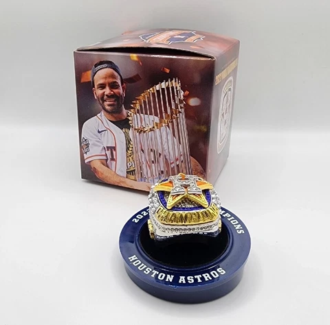Houston Astros 2022 World Series Champions #27 Jose Altuve 2023 SGA Ring Cover