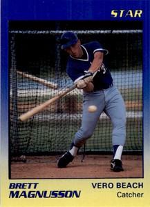 1989 Vero Beach Dodgers Star #16 Brett Magnusson
