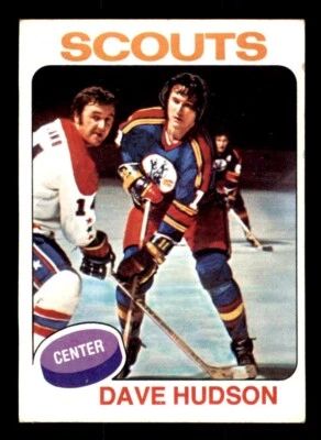 1975 Topps Hockey #122 Dave Hudson VG/EX - Image 1 of 2