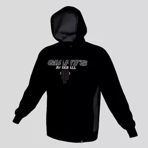 Sudadera con capucha sintética San Francisco Giants fenómeno novato 3XL negra grande y alta MLB - Imagen 1 de 2