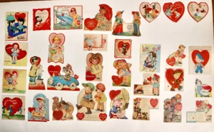Valentinstag Vintage Sammelalbum Valentinstag 31er Set 40er Jahre teils mechanisch - Bild 1 von 13