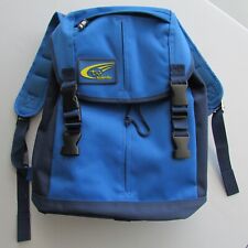 Subaru World Rally Team Backpack blue zip pocket bag shoulder straps logo