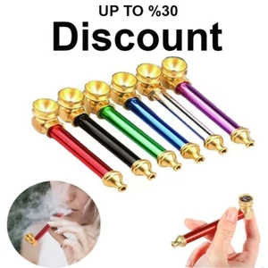 Metal fashion Smoking Pipe, Smoking Tobacco 10 cm Cone Brass Washable AU - Picture 1 of 7