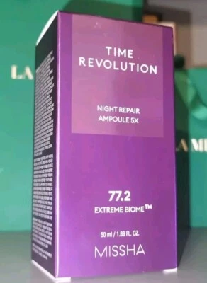 Missha Time Revolution Night Repair Ampoule 5X Serum 50ml SAME DAY DESPATCH UK - Image 1 of 4