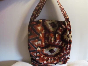 Carpet Bag of America in Multicolor Velvet Messenger Bag - Picture 1 of 8