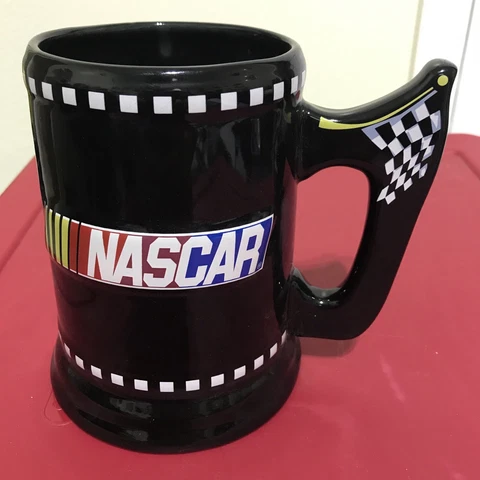 Nascar Large Ceramic Beer Stein Mug 2004 Sherwood Brands Car Racing Collectible Cover