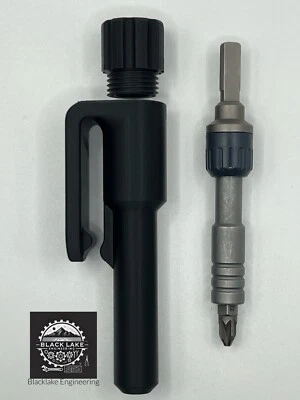 For Leatherman Ratcheting Bit Driver Hard Case/Sheath with Belt clip Made In USA - Image 1 of 4