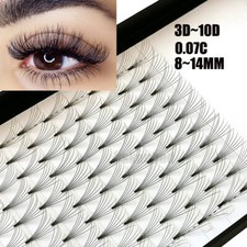 SKONHED 12 Lines 3D~10D Russian Premade Volume Fans Eyelashes C Curl 0.07 Lashes