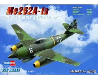 HobbyBoss Messerschmitt Me262 A-1a Fighter 1:72 80249 modellismo - Immagine 1 di 4