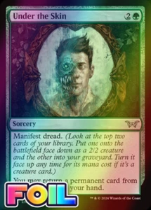x1 Under the Skin DSK Duskmourn MTG 203 LÁMINA POCO COMÚN M/NM 1x - Imagen 1 de 1