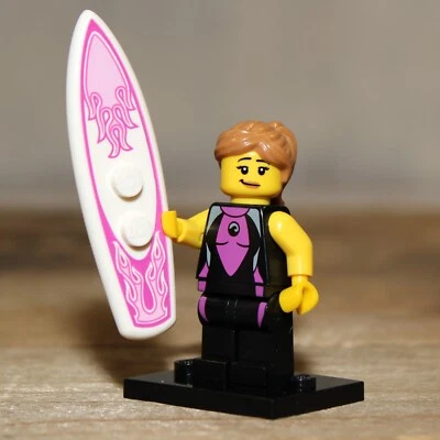 Minifigura LEGO Series 4 Surfer Girl col053 - Imagem 1 de 4