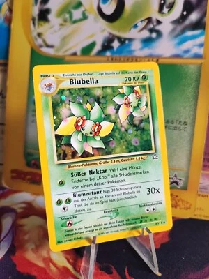 Pokemon Karte Card Blubella Bellossom Neo Genesis Deutsch Clean Holo Wotc NM- - Bild 1 von 4