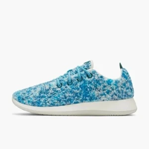 NEU Allbirds Wool Runner flauschige Sneaker (Damen) 8M, THRIVE TÜRKIS/TIEFER SMARAGD - Bild 1 von 8
