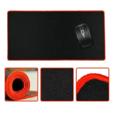 23.6*11.8" Red Natural Rubber PC Laptop Computer  Mouse Pad Mat Large Size - Image 1 of 4