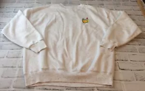 VTG Masters Golf Sweatshirt Mens XL Rugged Sweats White Crewneck USA - Picture 1 of 7