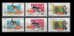 France 3605-07 + 3609-11 Warner Brothers Characters Perf. + Die Cut versions (6 - Picture 1 of 1