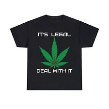 Camiseta 100% algodón unisex, Deal With It, Weed Culture 2024, S M L XL XXL 2X