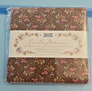 Creating Memories from Tilda®  Charm Pack Autumn  32 Five Inch Sq 2 each NEW - Picture 1 of 5