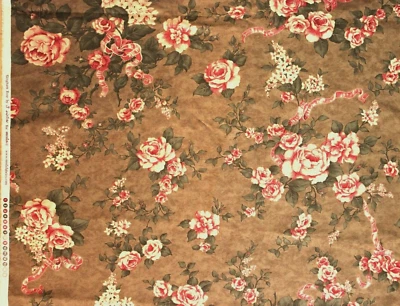 4+ yds Moda 3 Sisters Gingham Rose 55" Wide Cotton Fabric Mid-weight Pebbled - Image 1 of 4