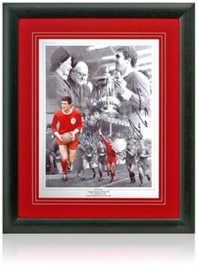 Ron Yeats Liverpool Legend Hand Signed 16x12'' Montage AFTAL COA - Picture 1 of 5