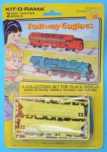 KIT-O-RAMA - Railway Engines - R&L cereal toys - Snap Together Models - MOC - Picture 1 of 4