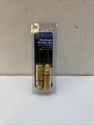 NEW Western Enterprises Flashback Arrestor Set FA-10 Torch Style - Image 1 of 3