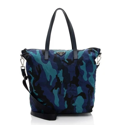 Prada Tessuto Camouflage Convertible Tote - Image 1 of 4