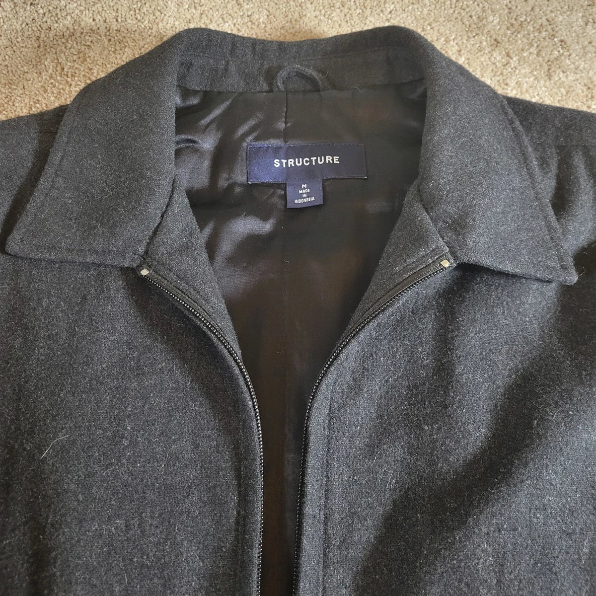 Structure Coats, Jackets & Vests for Wool Outer Shell Men