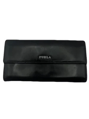 Cartera Larga Furla Esmalte Negro USADA T297-8 Foto 1 de 4