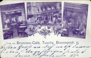 Ak Berlin, Brunnen-Cafe, Tuschy, Brunnenstraße 15 - 4236565 - Bild 1 von 2