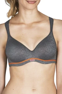 Womens Berlei Be Youth Sports Bra Sport Support Underwire Grey Gym Bras Girls - Picture 1 of 4
