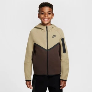 Nike SPORTSWEAR TECH POLAR CREMALLERA COMPLETA SUDADERA MARRÓN Talla XL HV5867-238 - Imagen 1 de 4