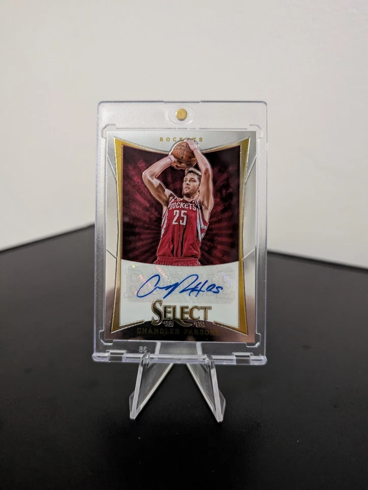 Camiseta deportiva Panini Select Chandler Parsons 211 Rookie Auto RC #25/299 2012-13 #d 1/1 Foto 1 de 2