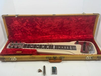 Fender Champion Lap Steel de colección - Acabado crema/caramelo, estuche rígido y accesorios Foto 1 de 4
