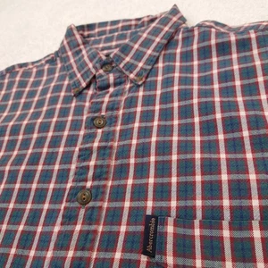VINTAGE Abercrombie & Fitch The Big Shirt Plaid Button Down Shirt Large Fits 2XL - Picture 1 of 14
