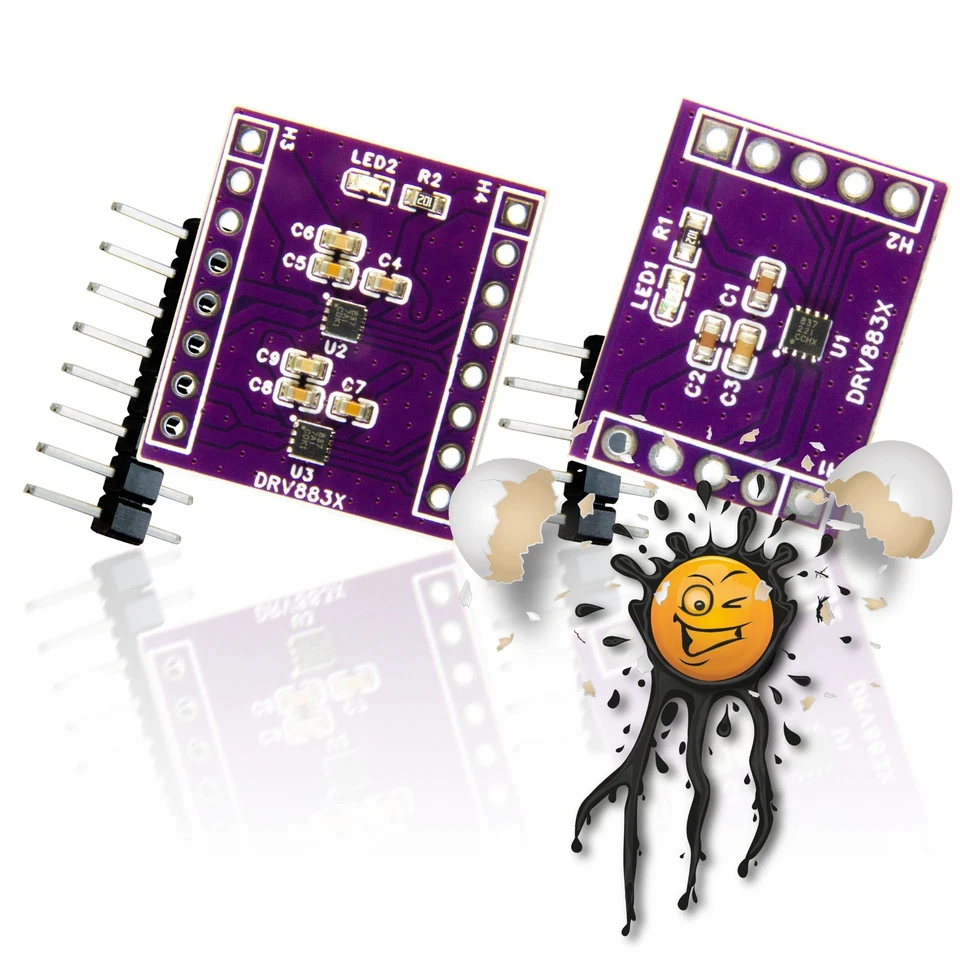 DRV8837 1/2 Kanal PWM H-Bridge Stepper Motor Driver Board 1,8-12V 1,8A - Bild 1 von 1