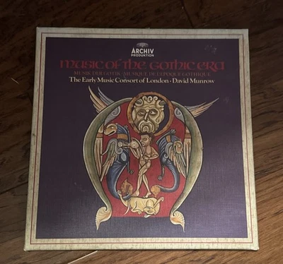 3LP Box Music of the Gothic Era MUNROW EARLY MUSIC CONSORT LONDON  - Image 1 of 4