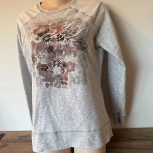 Harley Davidson Women’s Sweatshirt S Chimney Rock NC  Floral - Picture 1 of 15