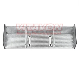 VTNDBXL150 REAR CARBON FIBER WING SET FOR DBXL-E SILVER - Picture 1 of 3