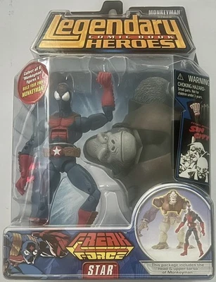 Star Monkeyman BAF Legendary Comic Book Heroes Freak Force Marvel Toys - Image 1 of 2