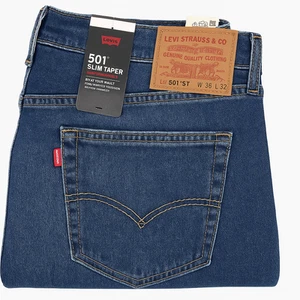 Levi's 501 Premium Slim Taper Fit Jeans  Sunday Feeling Selvedge, 36X32 - Picture 1 of 10