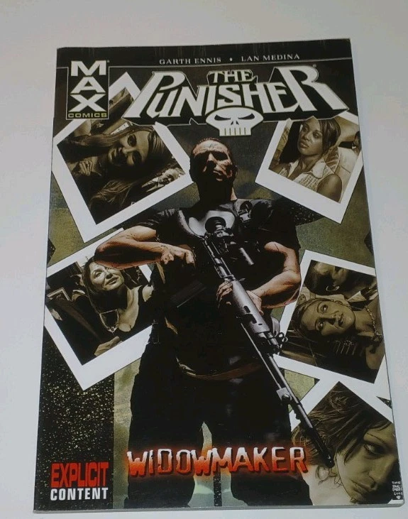 The Punisher Volume 8 The Widowmaker Graphic Novel Garth Ennis Marvel MAX RARE Foto 1 de 4