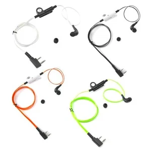 2 Pin PTT Mic Zestaw słuchawkowy douszny do dwukierunkowego radia Walkie Talkie Audio - Zdjęcie 1 z 16